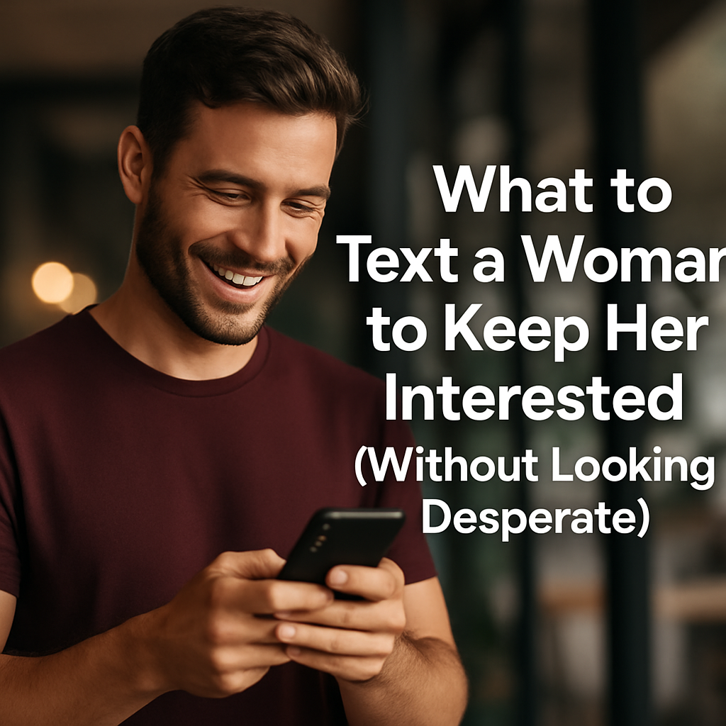 What to Text a Woman to Keep Her Interested (Without Looking Desperate)